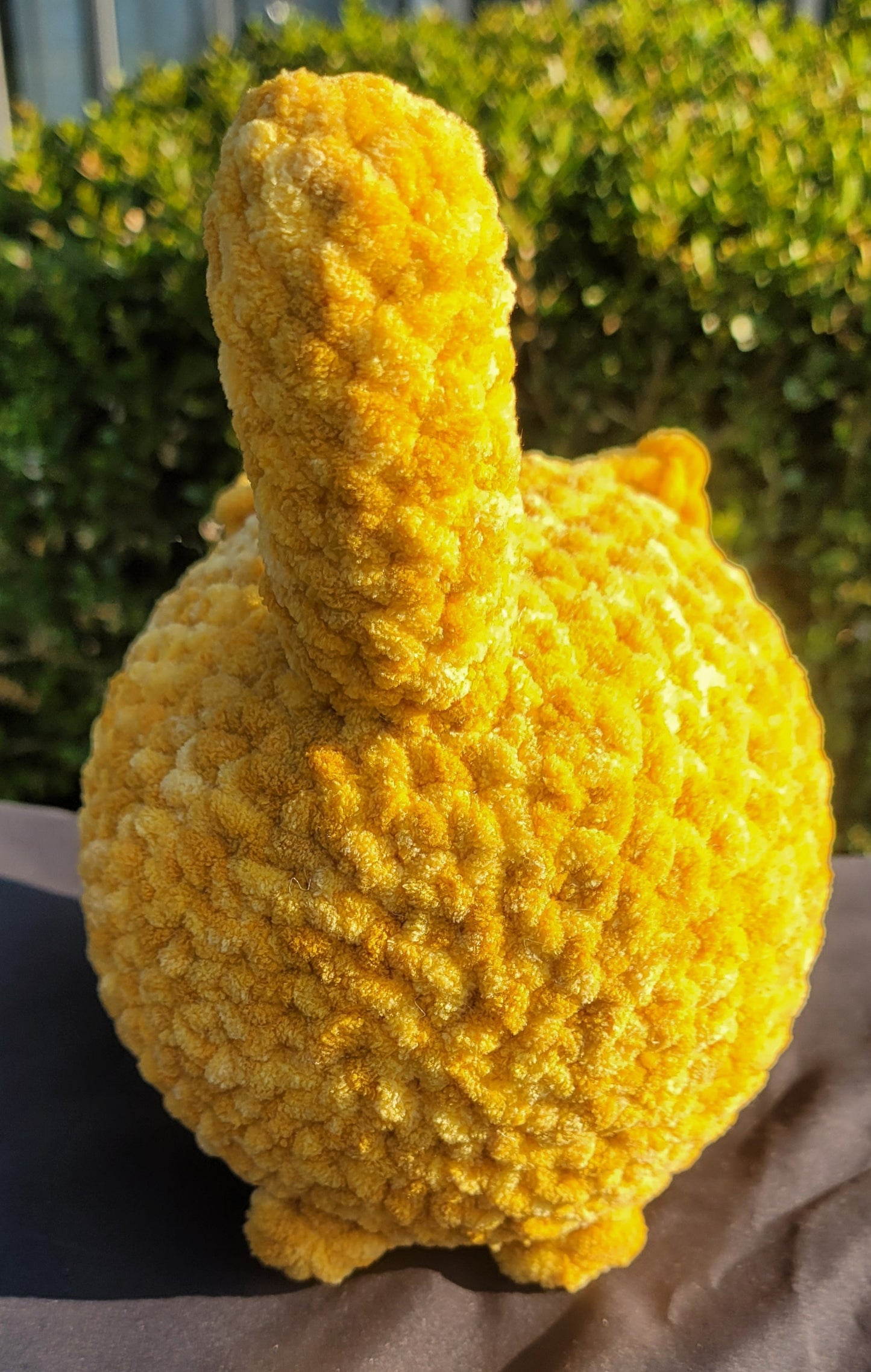 Alegre gatito amigurumi amarillo de peluche 🐈💛