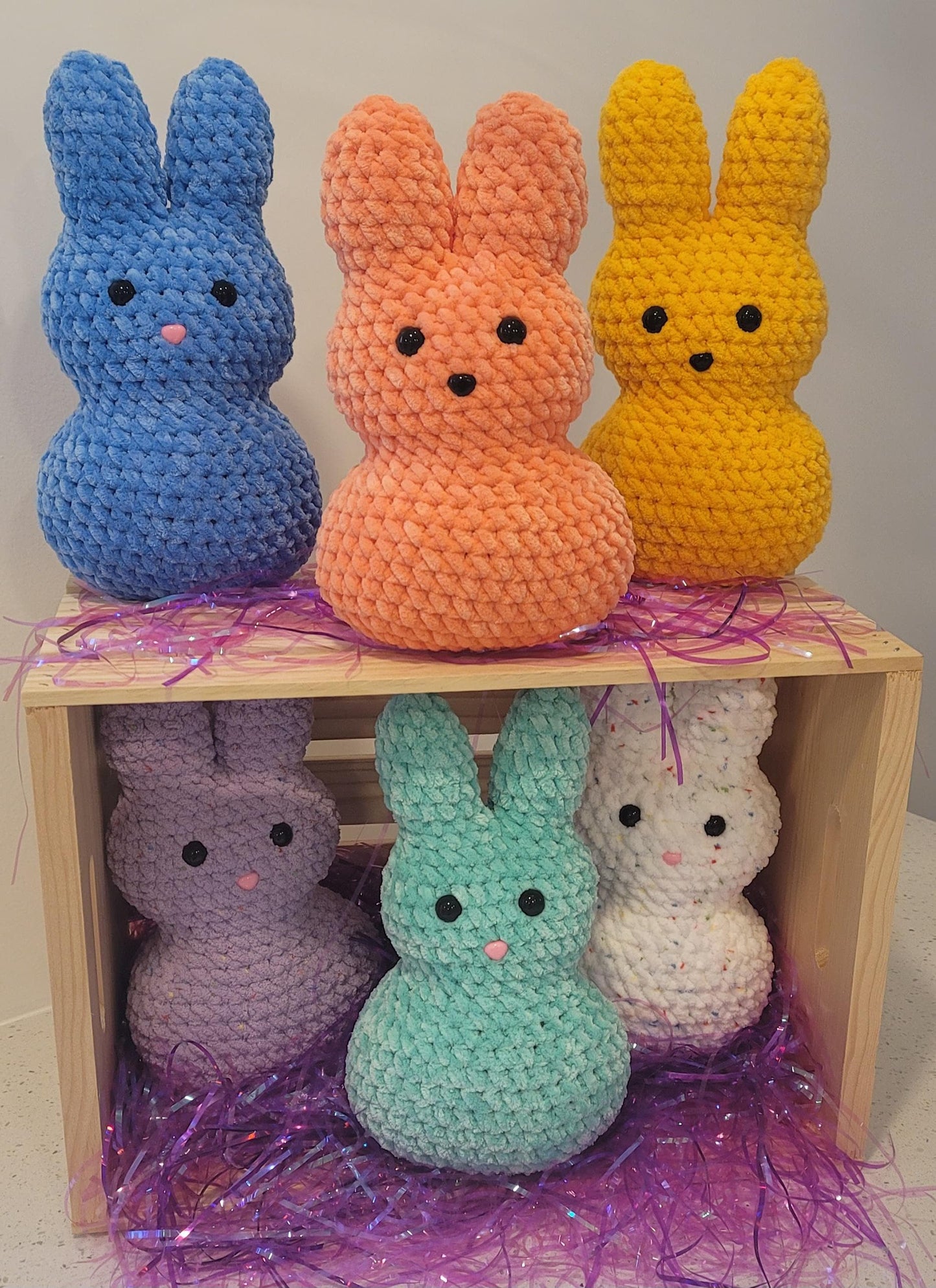 Bunny Peeps in Vibrant Colors