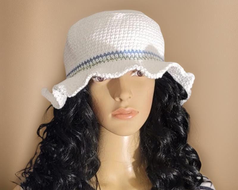 Handmade Crochet Bucket Hat in multiple vibrant colors