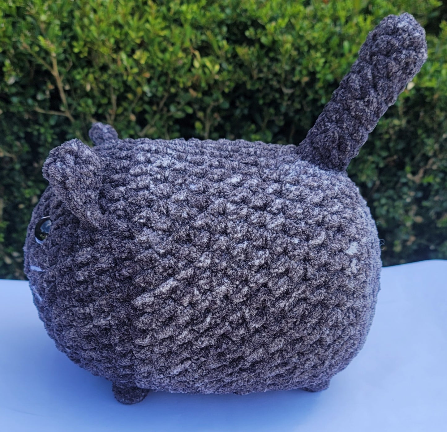 Peluche de gato Charcoal Loaf: amigurumi suave y regordete para amantes de los gatos 🐱
