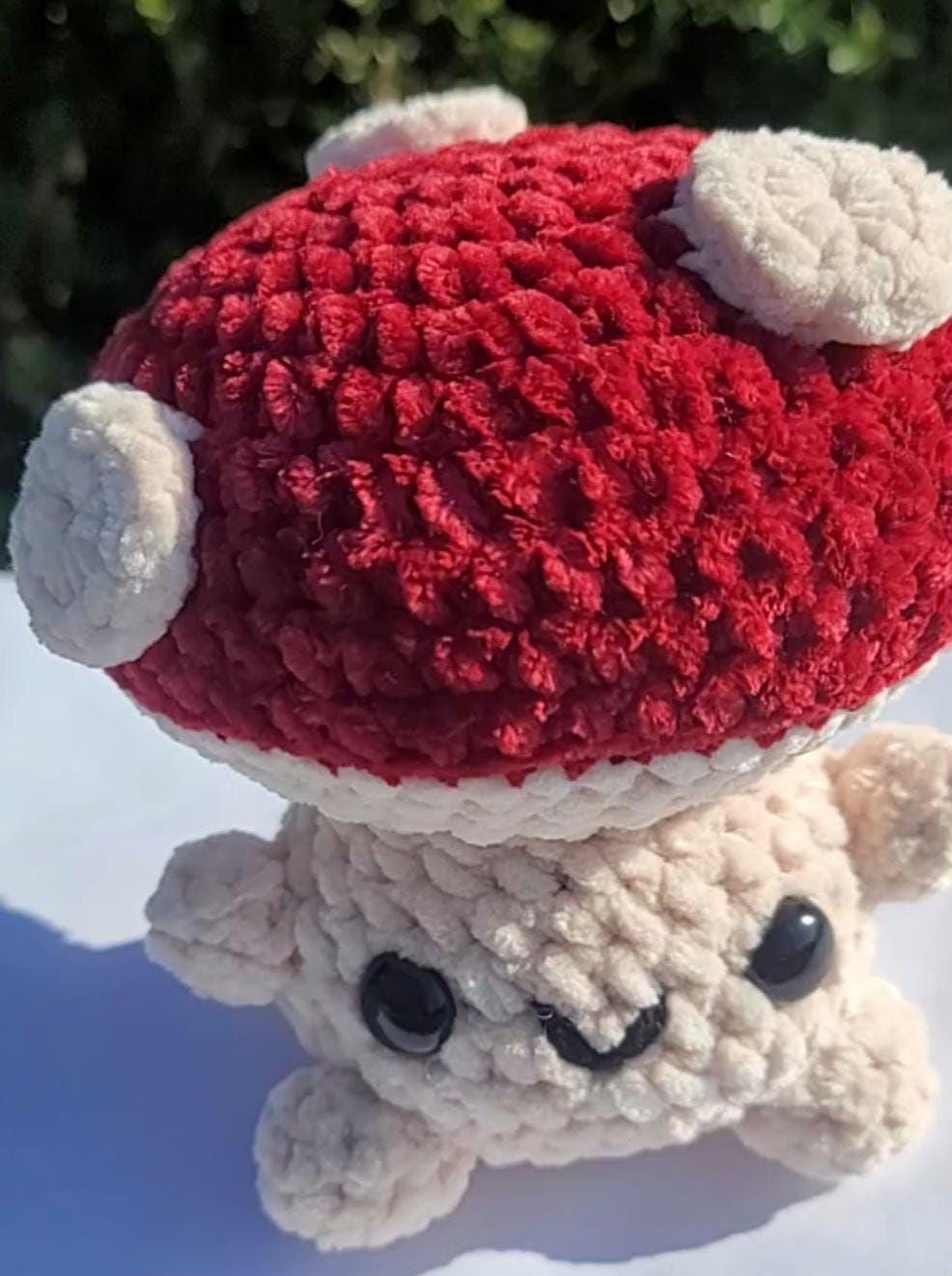 Crochet Red & White Mushroom Plushie
