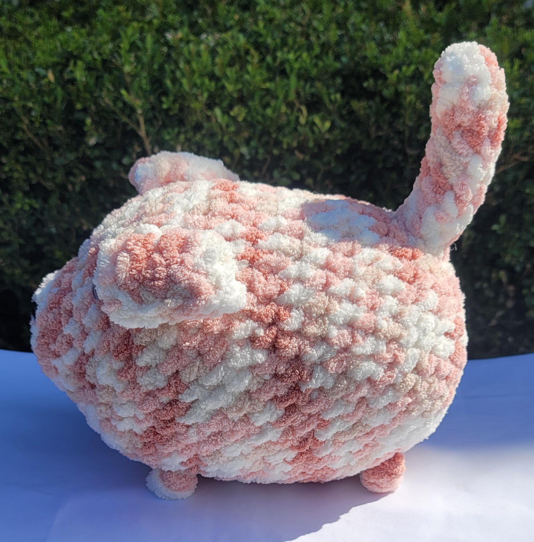 Adorable Strawberry Crochet Dog Plushie – Handmade Amigurumi Puppy