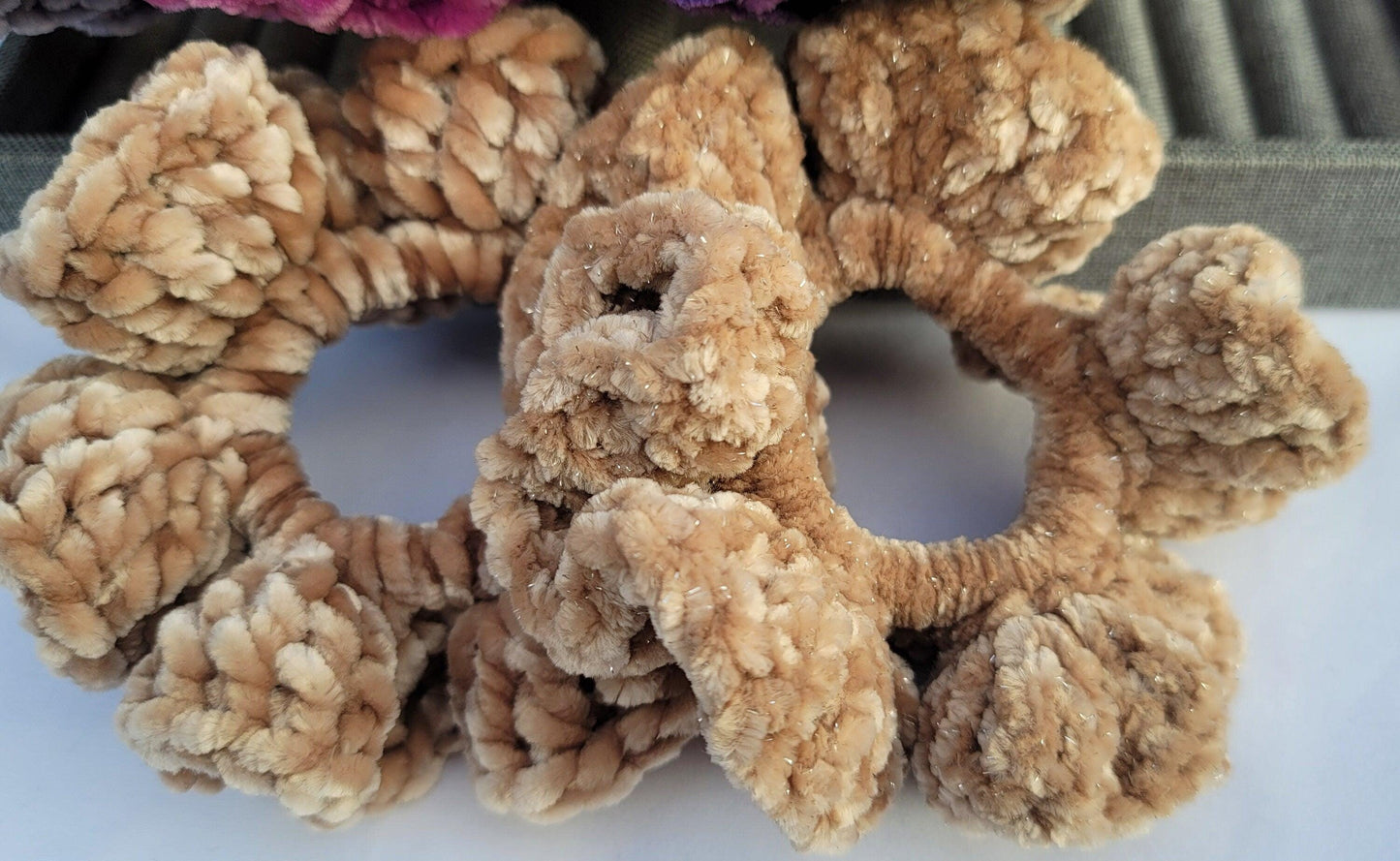 Unique Handmade Scrunchies - Luxurious, Stylish, and Comfortable Hair Accessories in Vibrant Colors