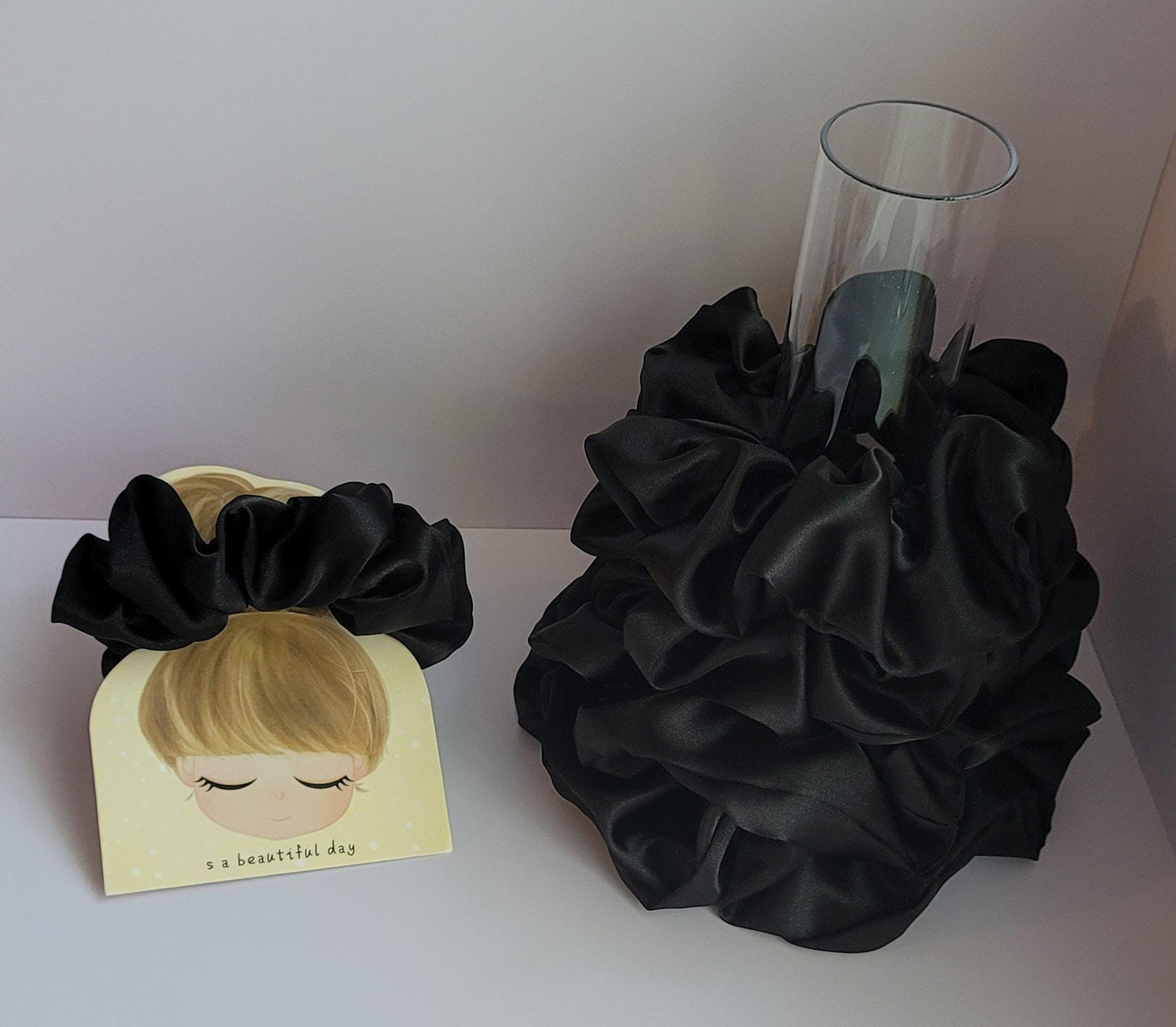 Colorful Crochet Hair Scrunchies Set, Handmade Soft Hair Ties for Women and Girls