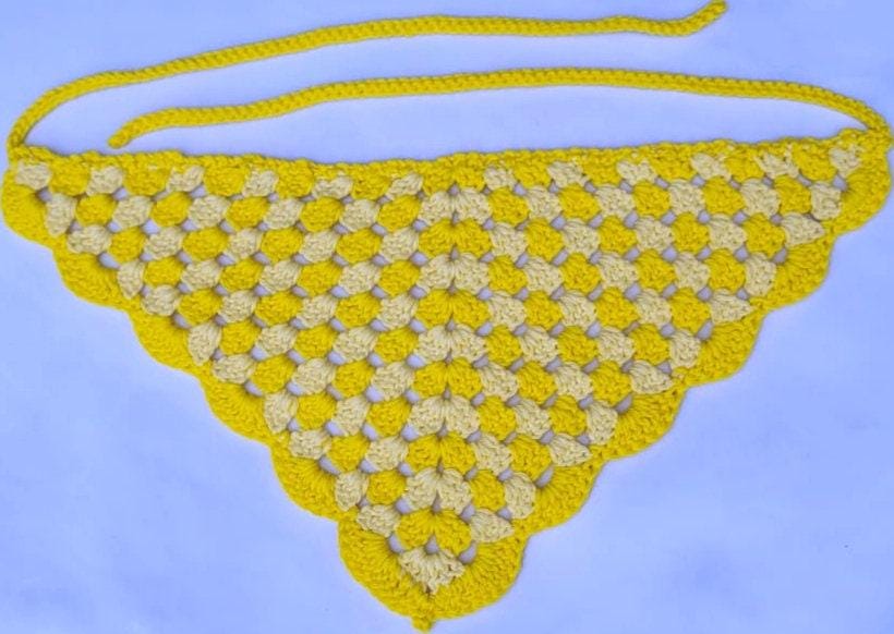 Handmade Crochet Bandanas in many colors, Colorful Head Wraps