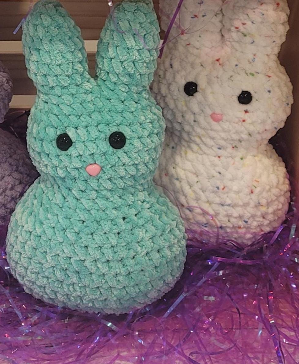 Bunny Peeps in Vibrant Colors
