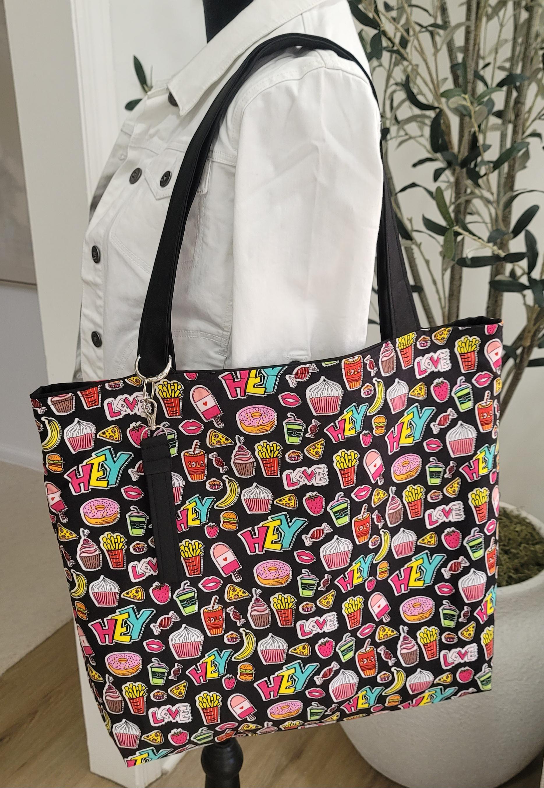 Stylish Tote Bags with Dual Front Pockets, Everyday Shoulder Bag for Women, Large Purse for Work, School, Travel & Shopping