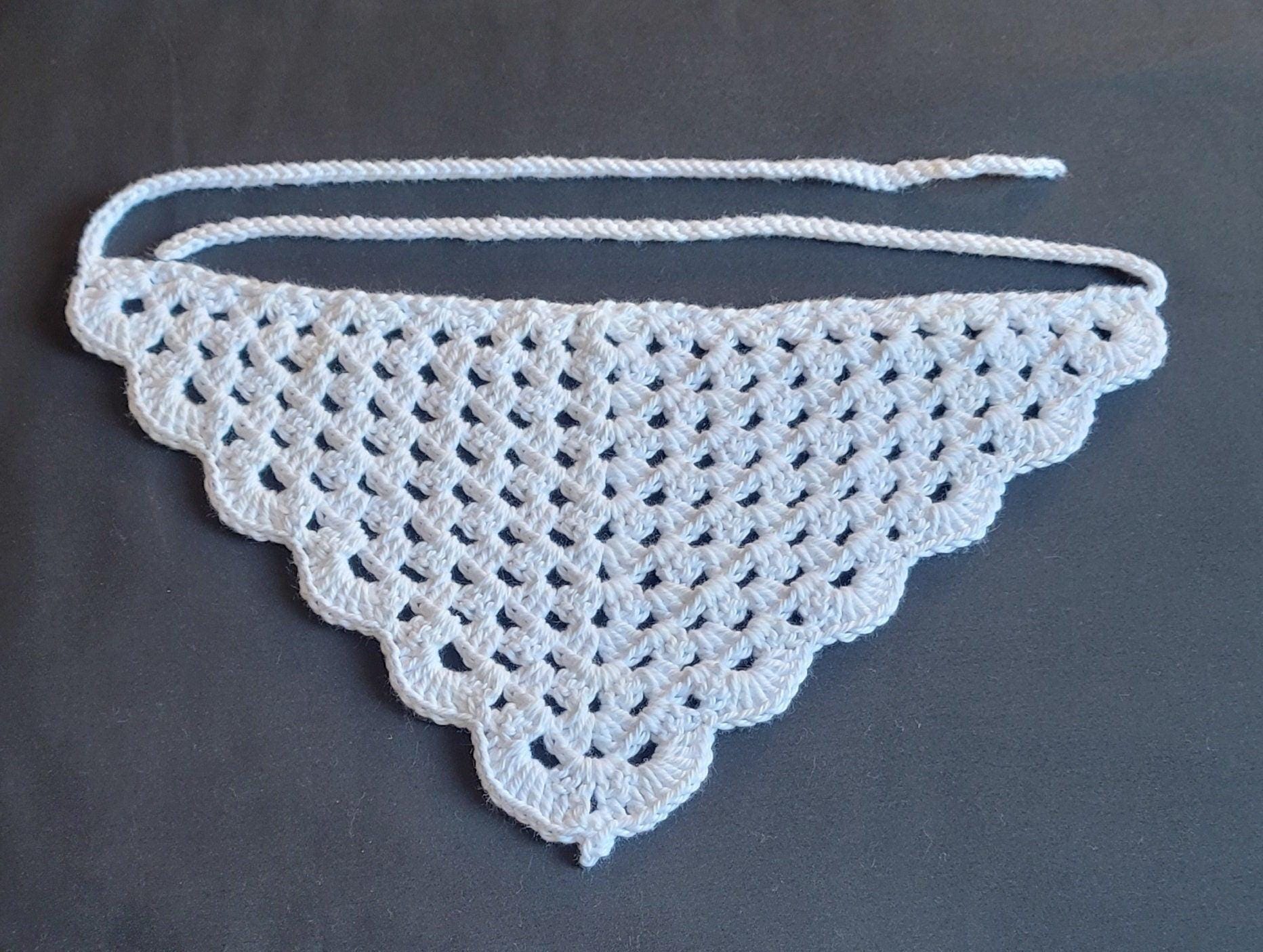 Handmade Crochet Bandanas in many colors, Colorful Head Wraps