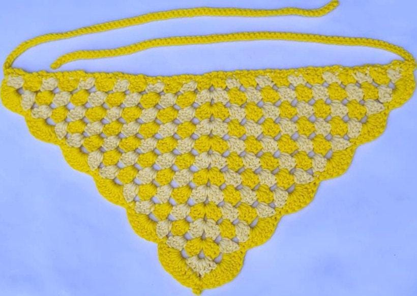 Handmade Crochet Bandanas in many colors, Colorful Head Wraps