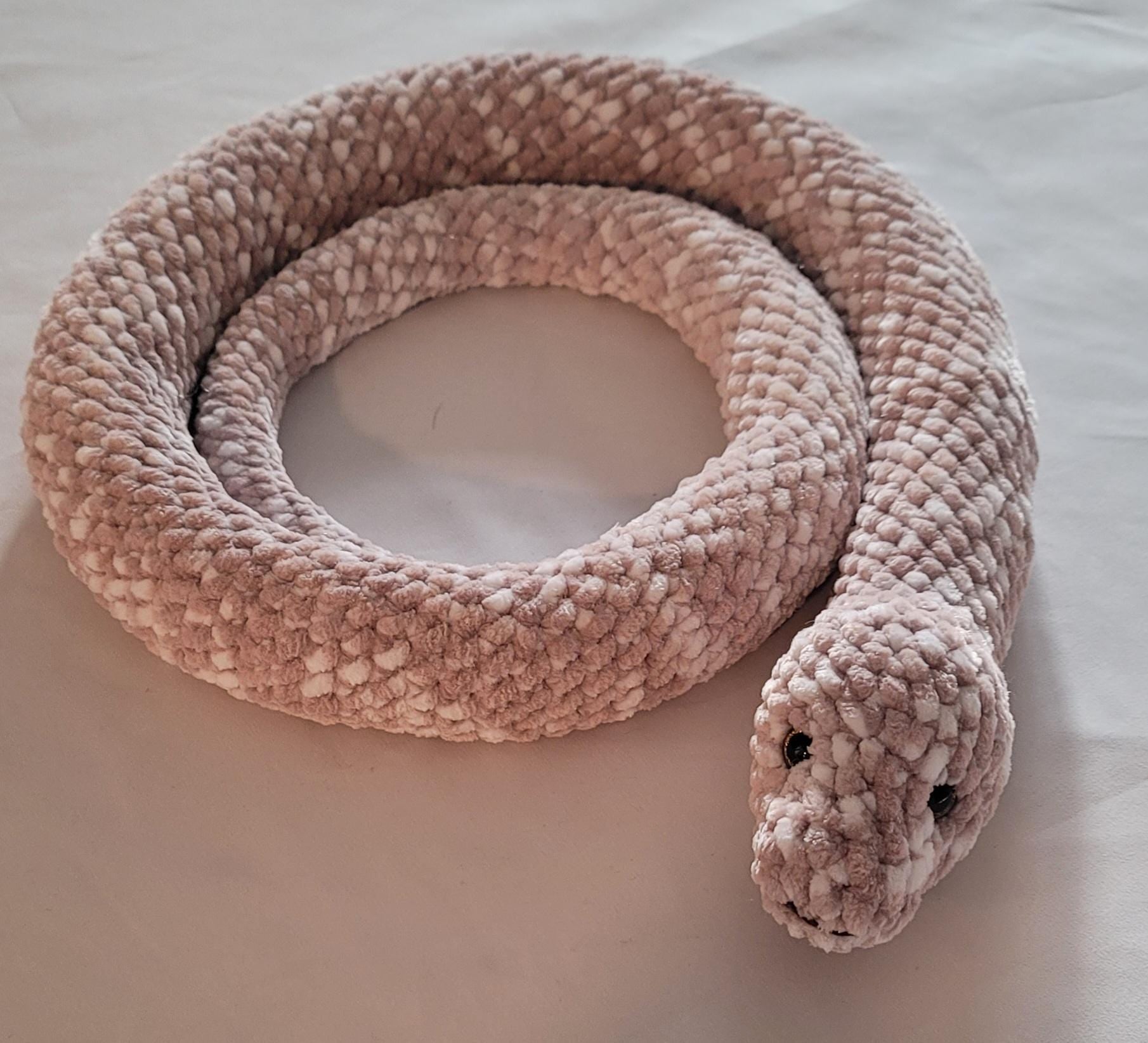 Beige and White Snake