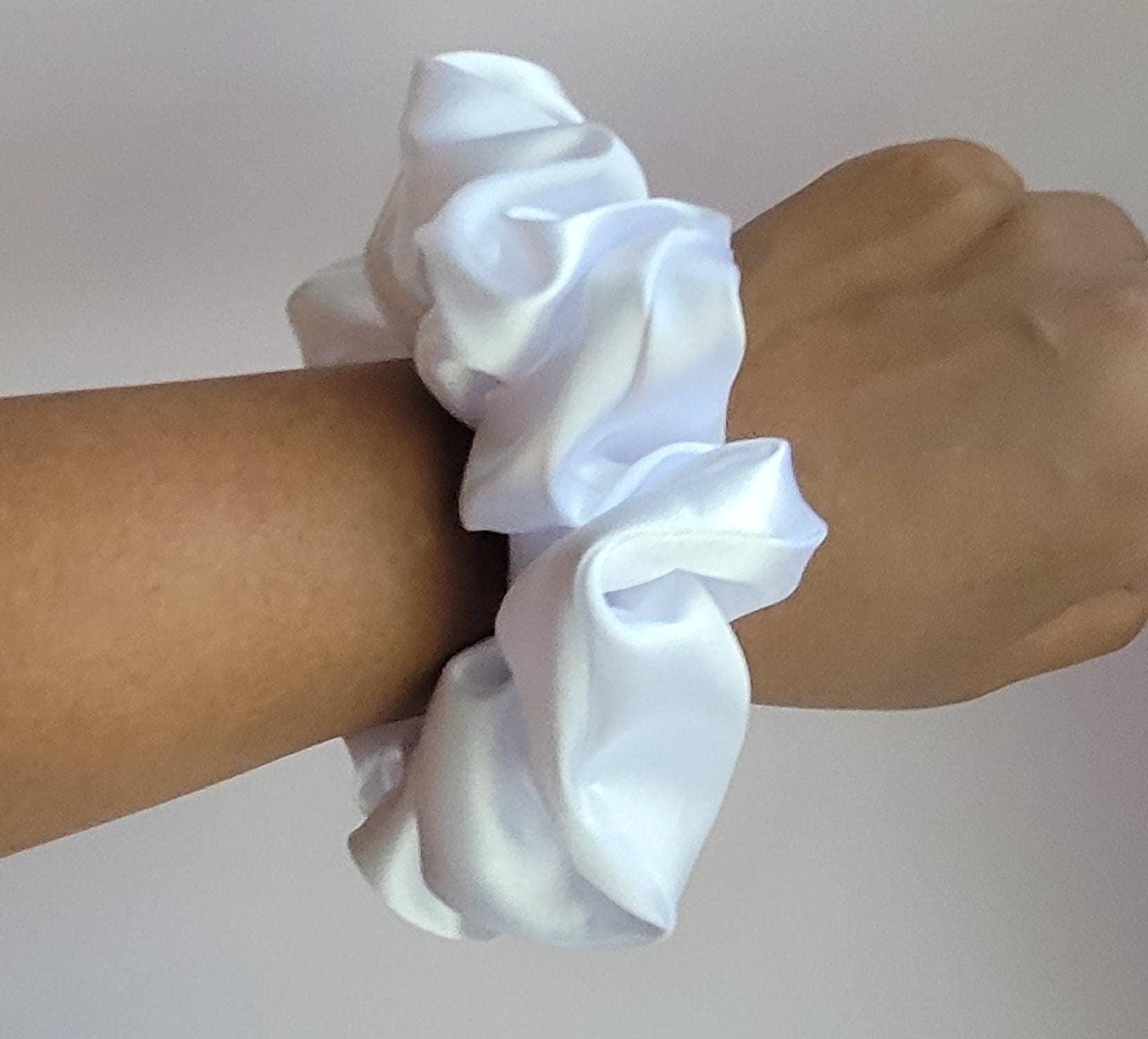 Colorful Crochet Hair Scrunchies Set, Handmade Soft Hair Ties for Women and Girls