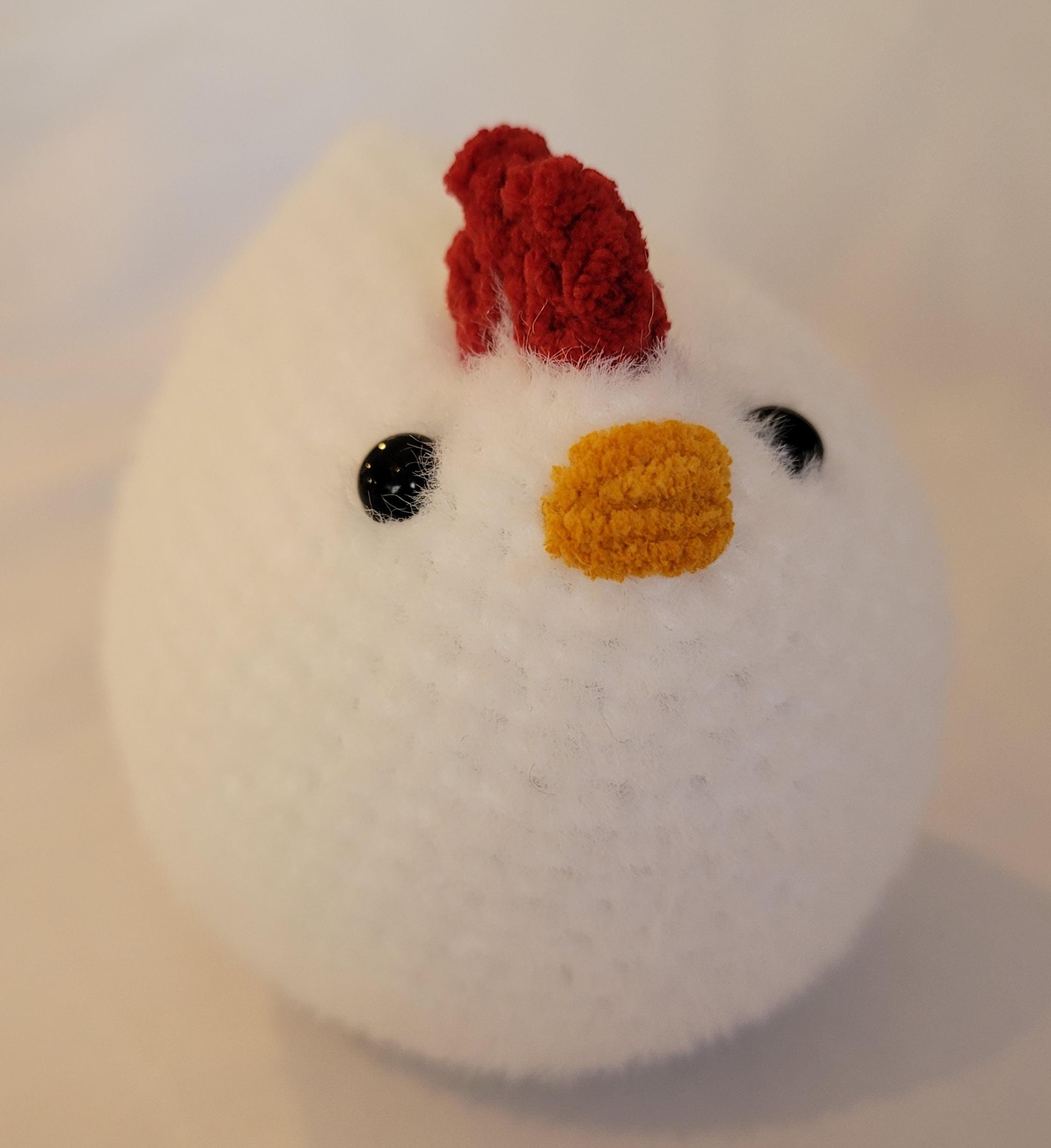 Burgundy, Tan, Black, Blue, White, and Cream Colored Chicken