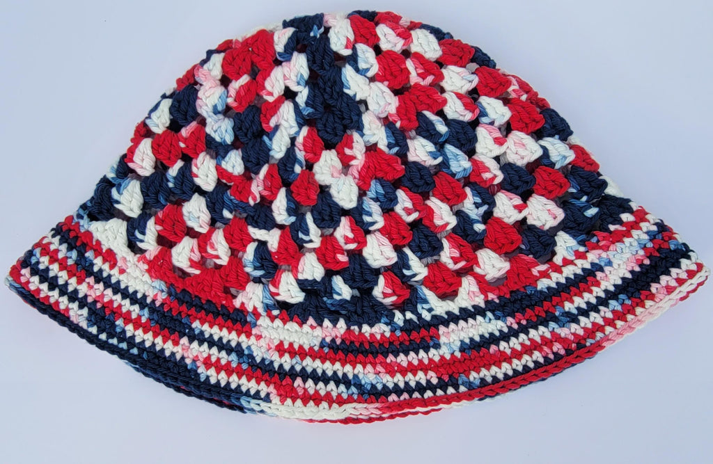 Crochet Bucket Hat - Teal