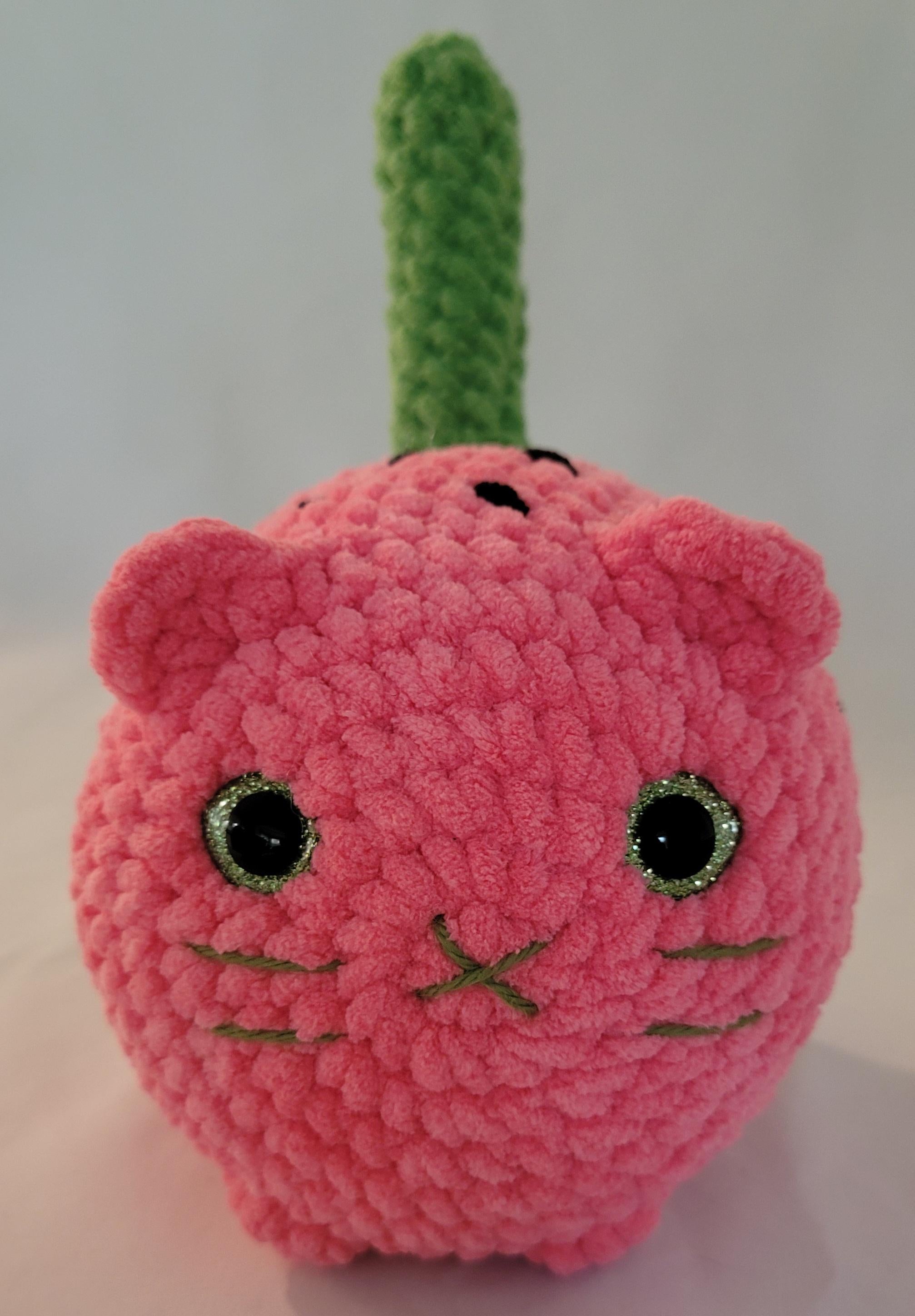 Crochet Watermelon Loaf Cat