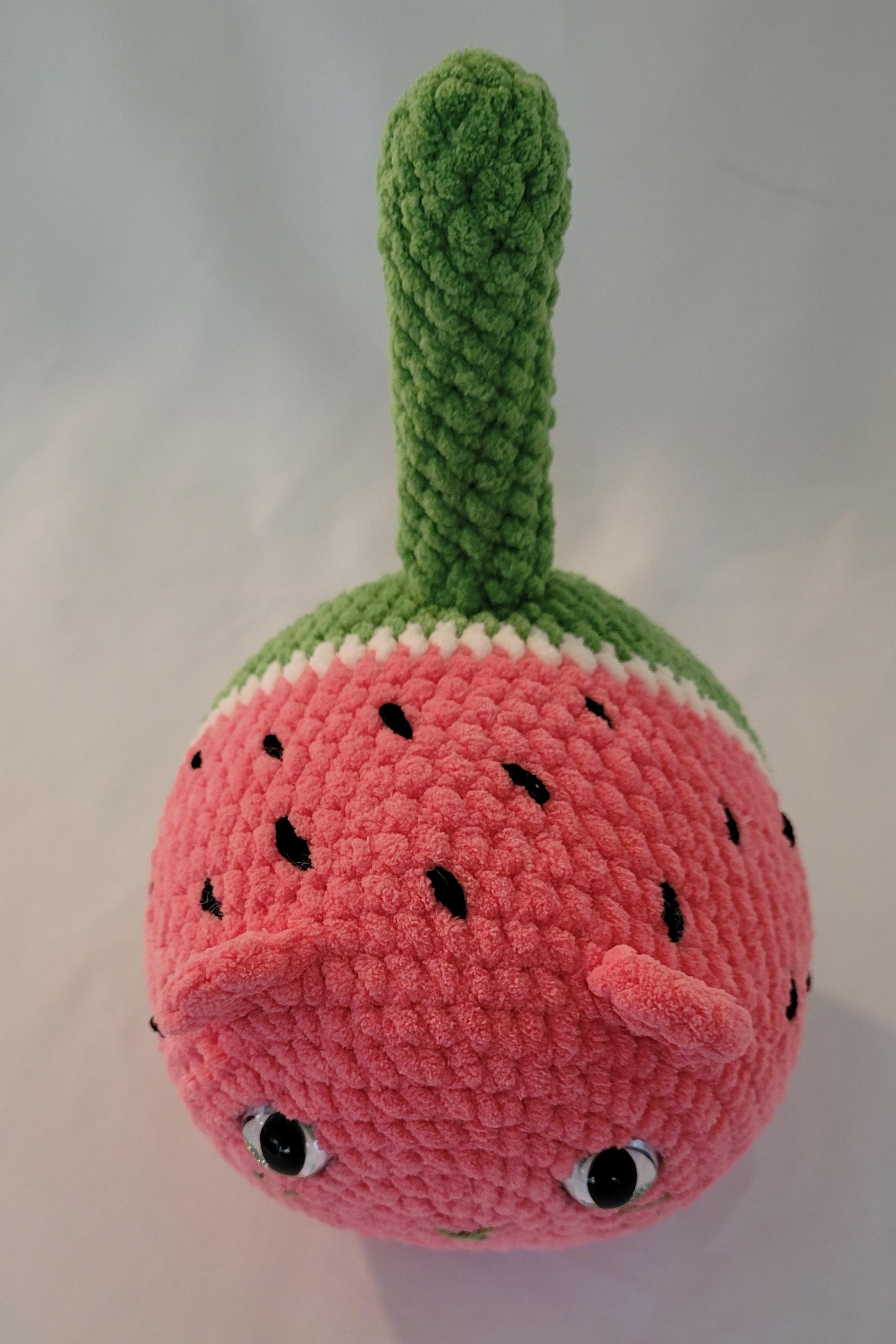 Crochet Watermelon Loaf Cat