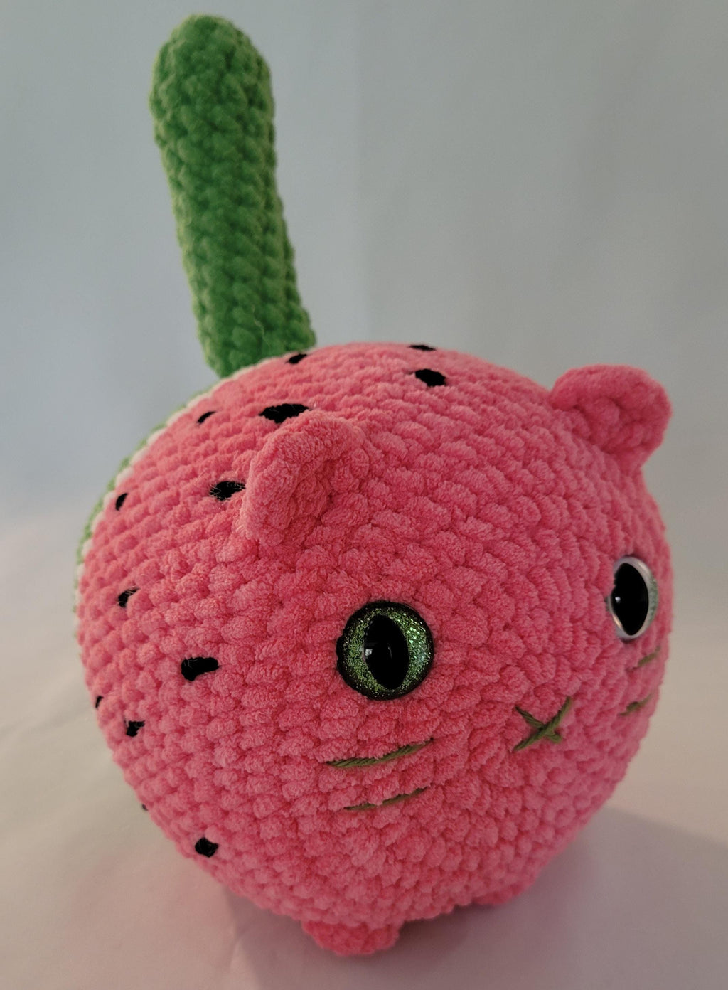 Crochet Watermelon Loaf Cat