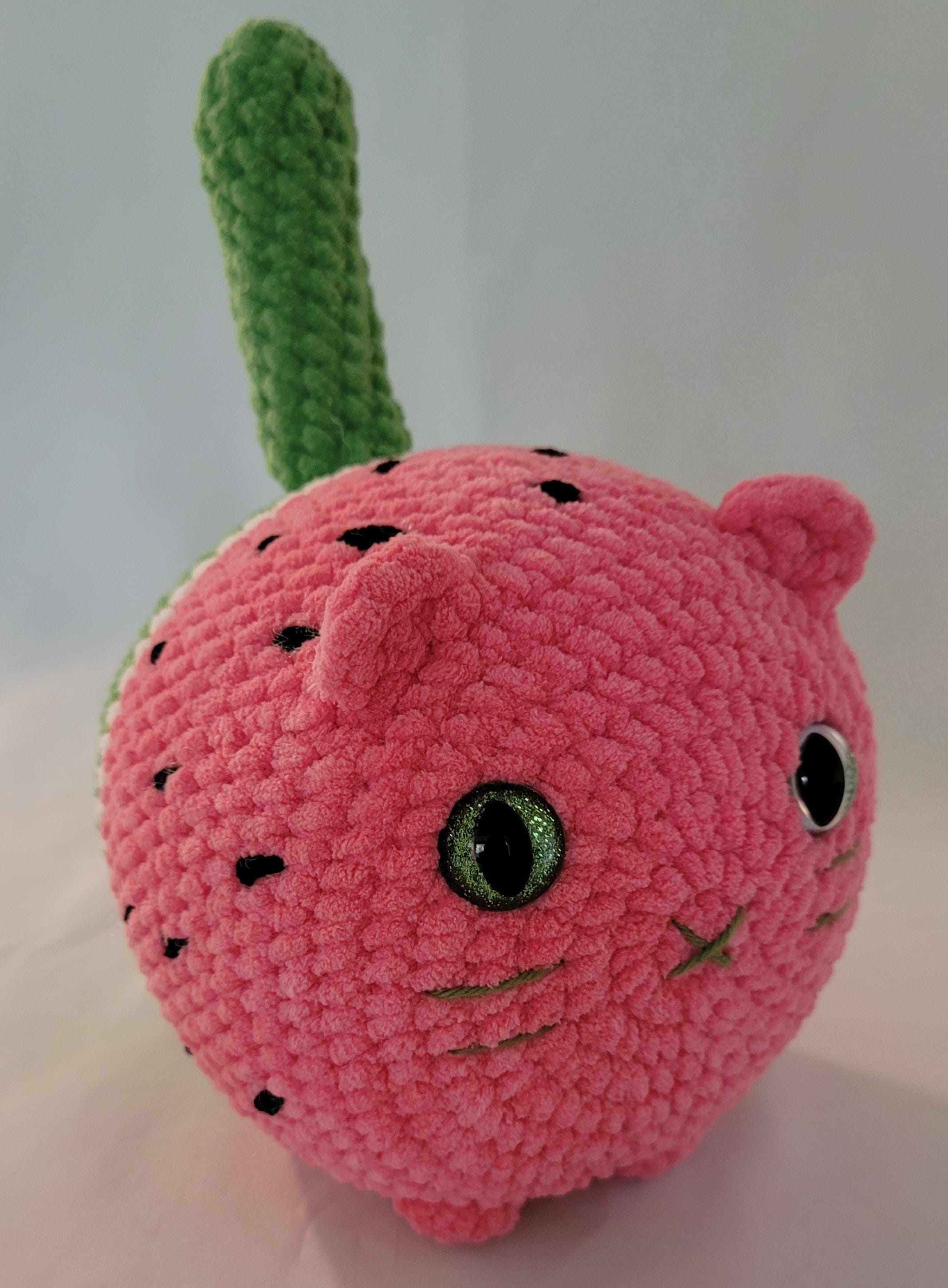 Crochet Watermelon Loaf Cat