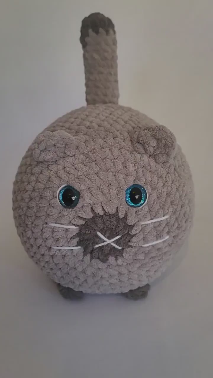 Light and Dark Gray Loaf Cat