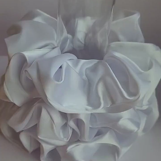 Colorful Crochet Hair Scrunchies Set, Handmade Soft Hair Ties for Women and Girls