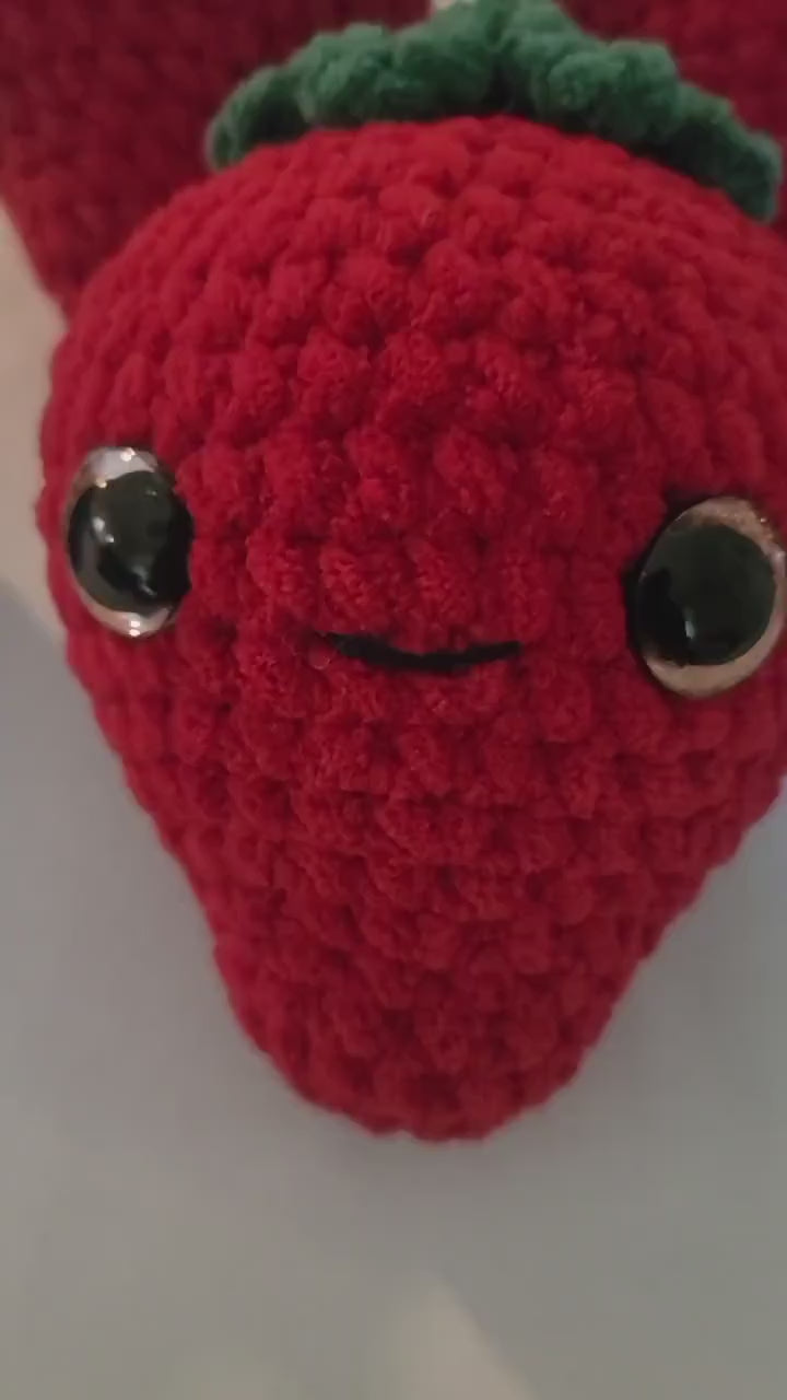 Handmade Crochet Fruit Plushies